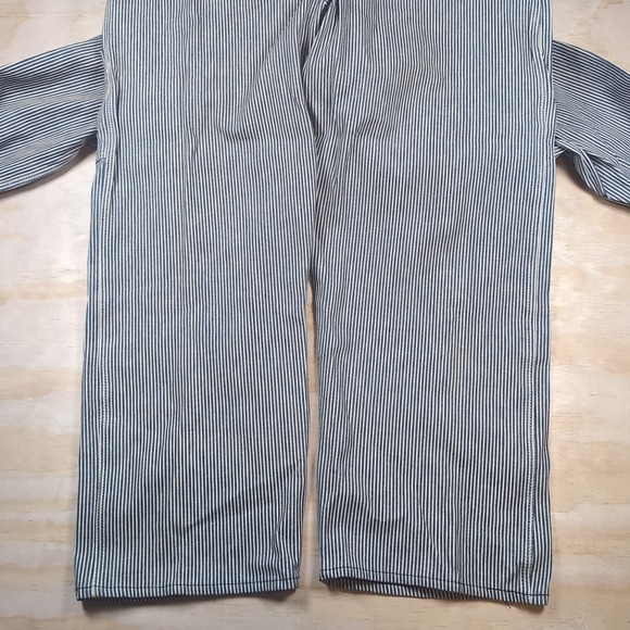 Vintage NWT 46x32 Pointer Brand Train Crewman Coveralls Hickory Stripe RARE - Picture 8 of 16